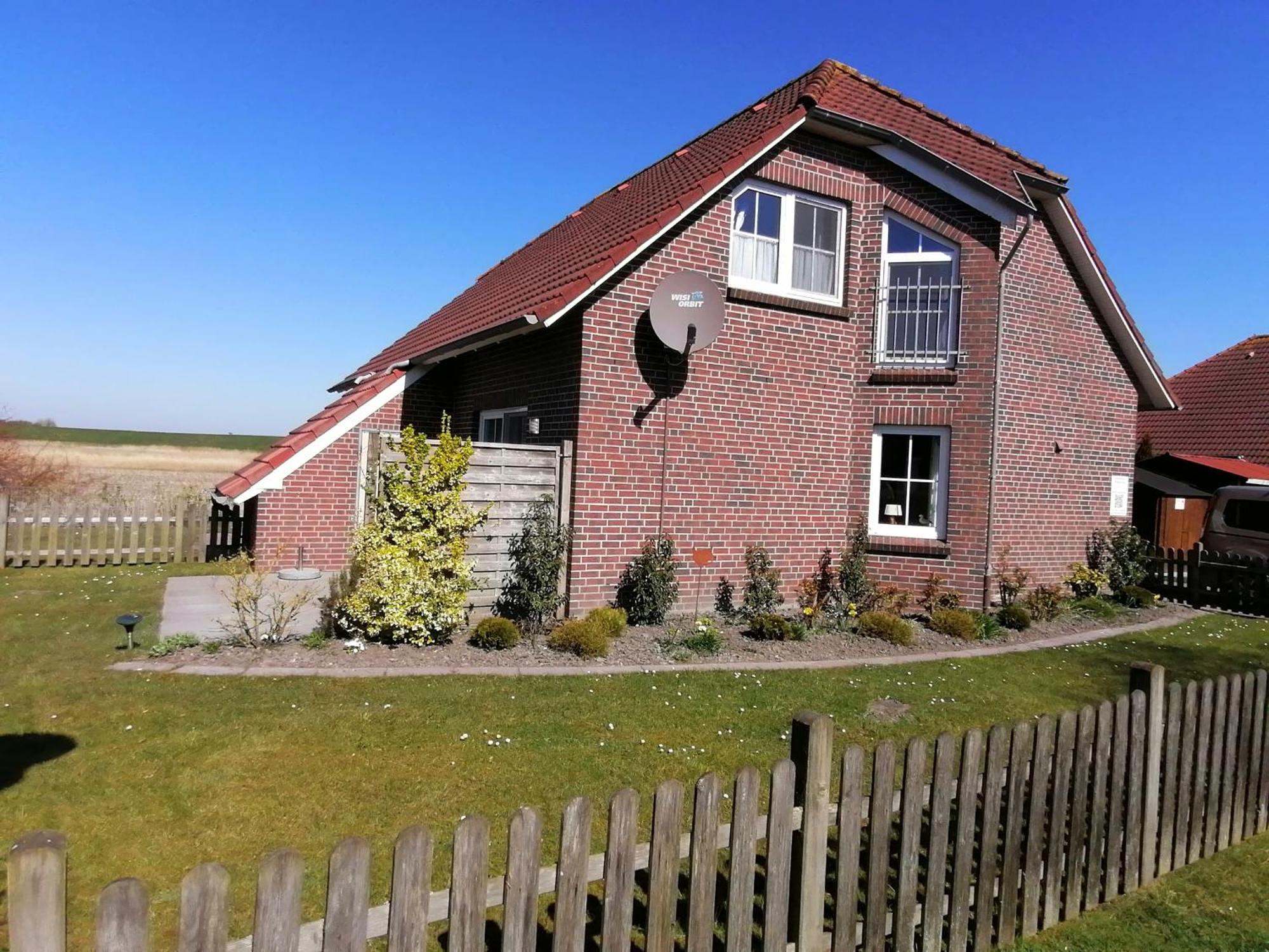 Friesenhaus Duewels Hus Villa Греетзиел Екстериор снимка