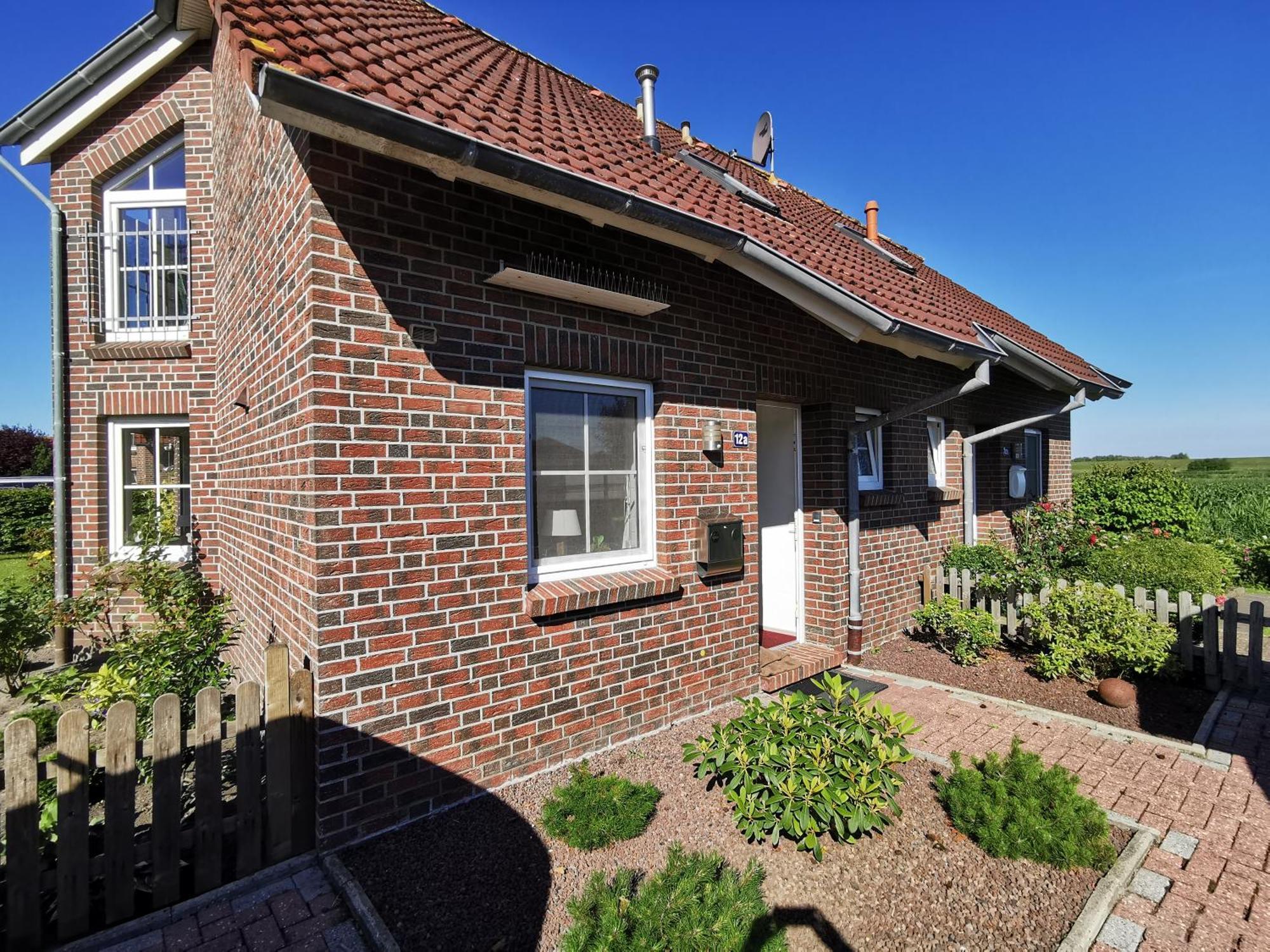Friesenhaus Duewels Hus Villa Греетзиел Екстериор снимка